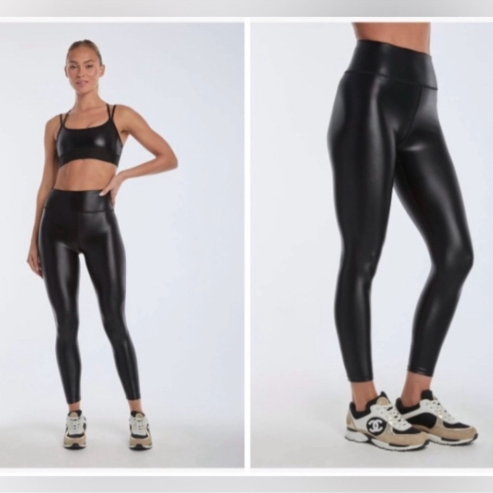 Noli Yoga Black Gloss Leggings